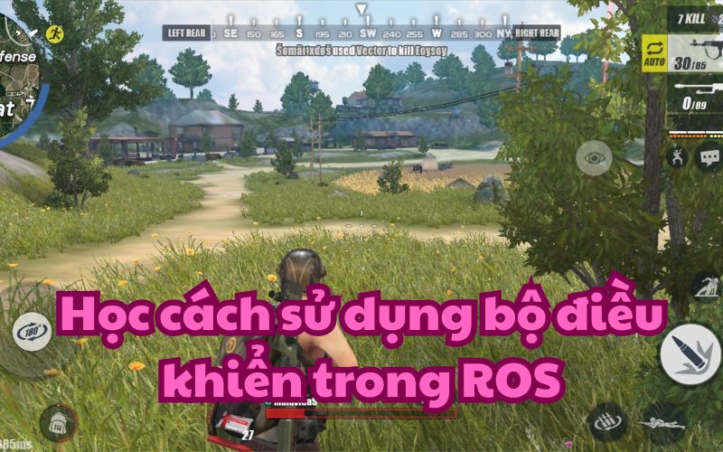 Hướng dẫn sử dụng bộ điều khiển trong ROS